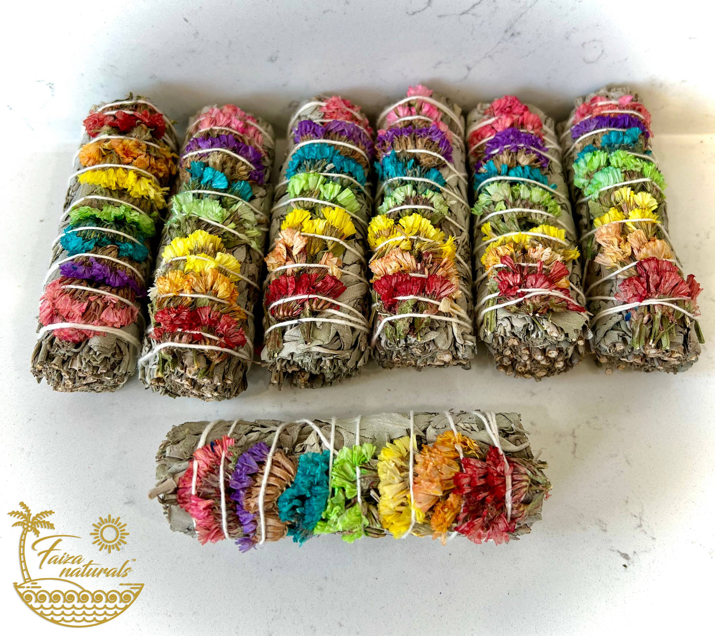 Chakra Flower Sage Smudge Incense Stick