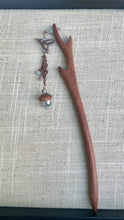 Load image into Gallery viewer, Hummingbird Hairstick w/ Acorn Gem
