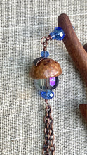 Load image into Gallery viewer, Butterfly Hairstick w/ Crystal Acorn Gem
