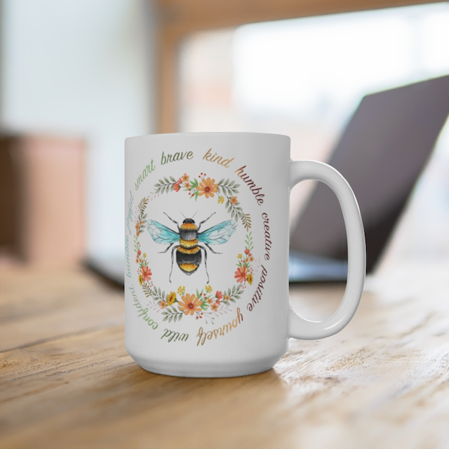 Bee Something Mug - Nature Coffee Mug