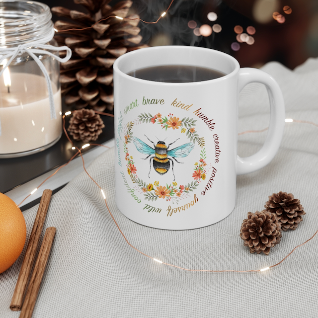 Bee Something Mug - Nature Coffee Mug