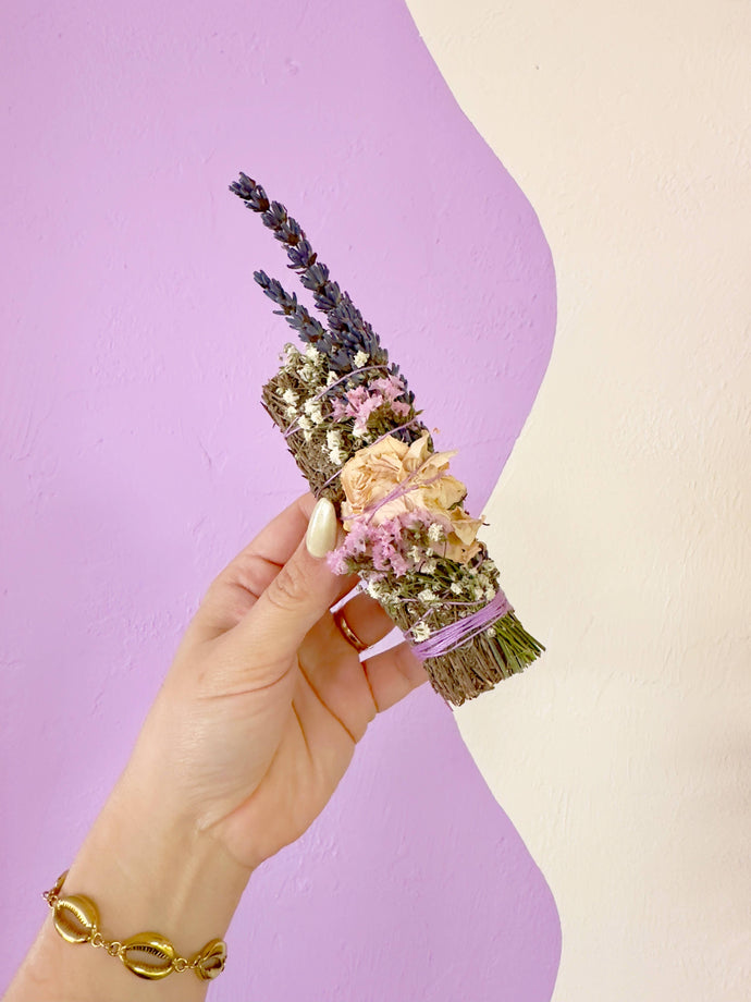 Lavender Thyme Smudge Incense  Stick