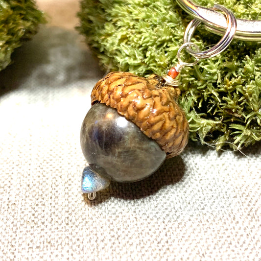 Keyring Acorn Charm Small