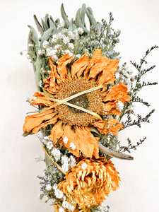 Golden Sunflower Smudge Incense Handrolled Stick