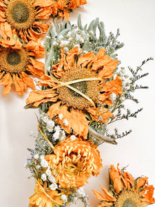 Golden Sunflower Smudge Incense Handrolled Stick