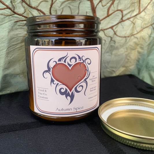 Autumn Spice Soy Candle - Coral and Vine Co