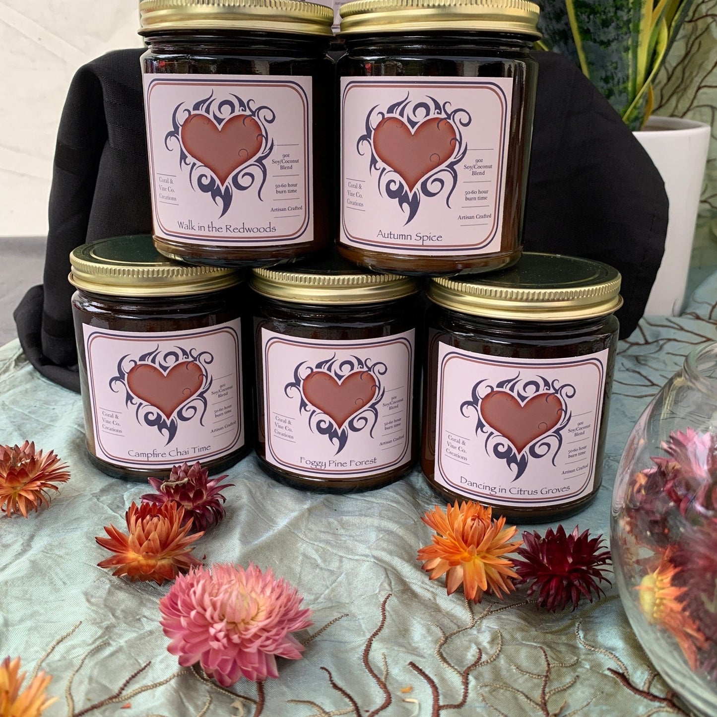Campfire Chai Soy Candle - Coral and Vine Co