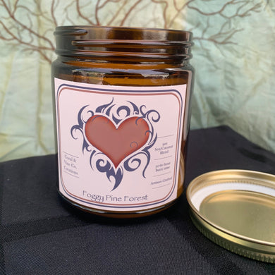 Foggy Pine Forest Soy Candle - Coral and Vine Co