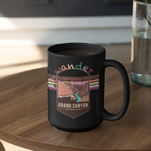 Load image into Gallery viewer, Grand Canyon National Park Mug - Arizona Black Coffee Mug 15oz - Coral and Vine Co
