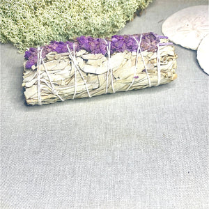 Lavender & Sage Incense Smudge Stick - Coral and Vine Co