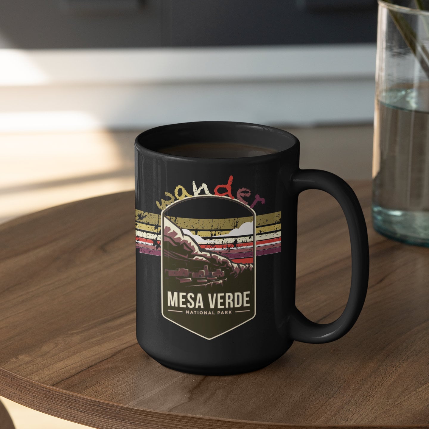 Mesa Verde National Park Mug - Colorado Black Coffee Mug 15oz - Coral and Vine Co