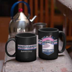 White Sands National Park Mug - New Mexico Black Coffee Mug 15oz - Coral and Vine Co